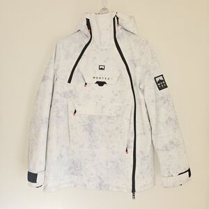 Montec White and Black Snow Jacket